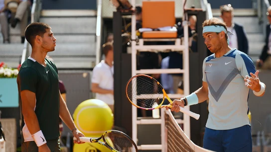 Carlos Alcaraz y Rafa Nadal Carlos Alcaraz y Rafa Nadal