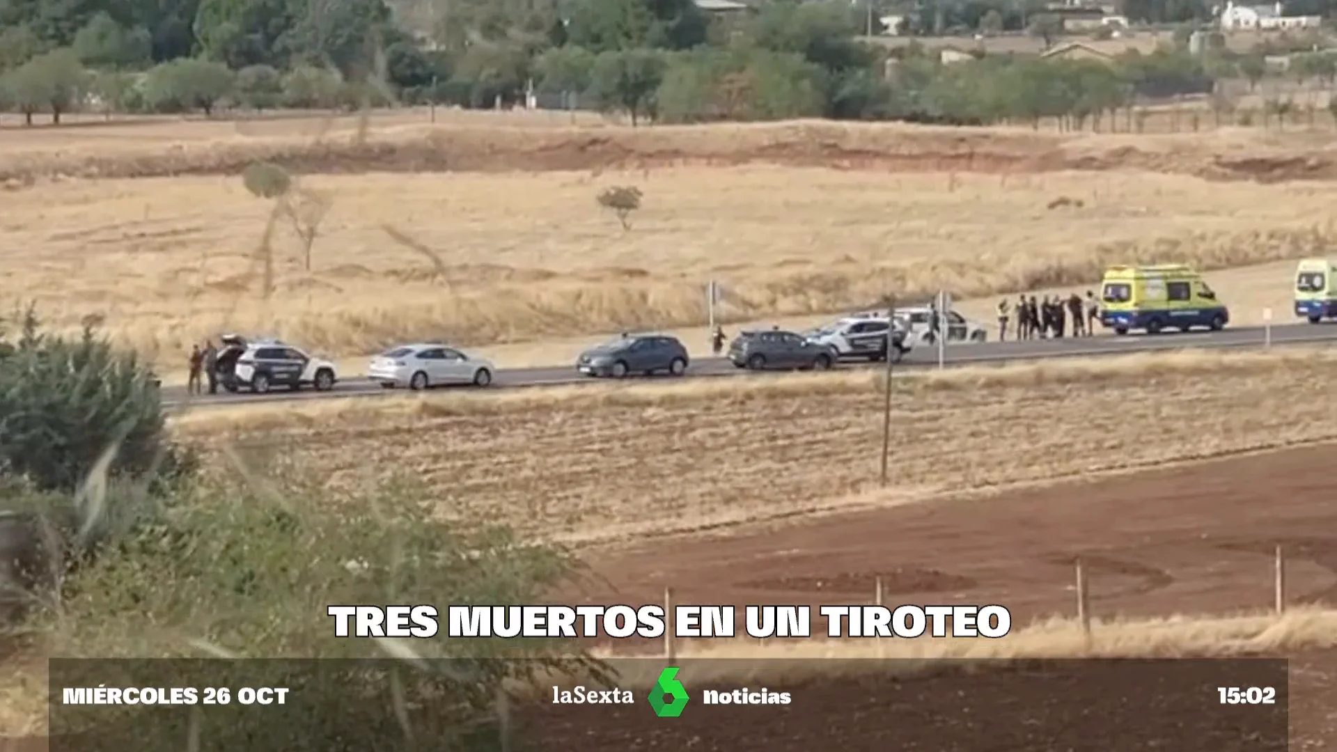 Tres muertos en un tiroteo en Ciudad Real