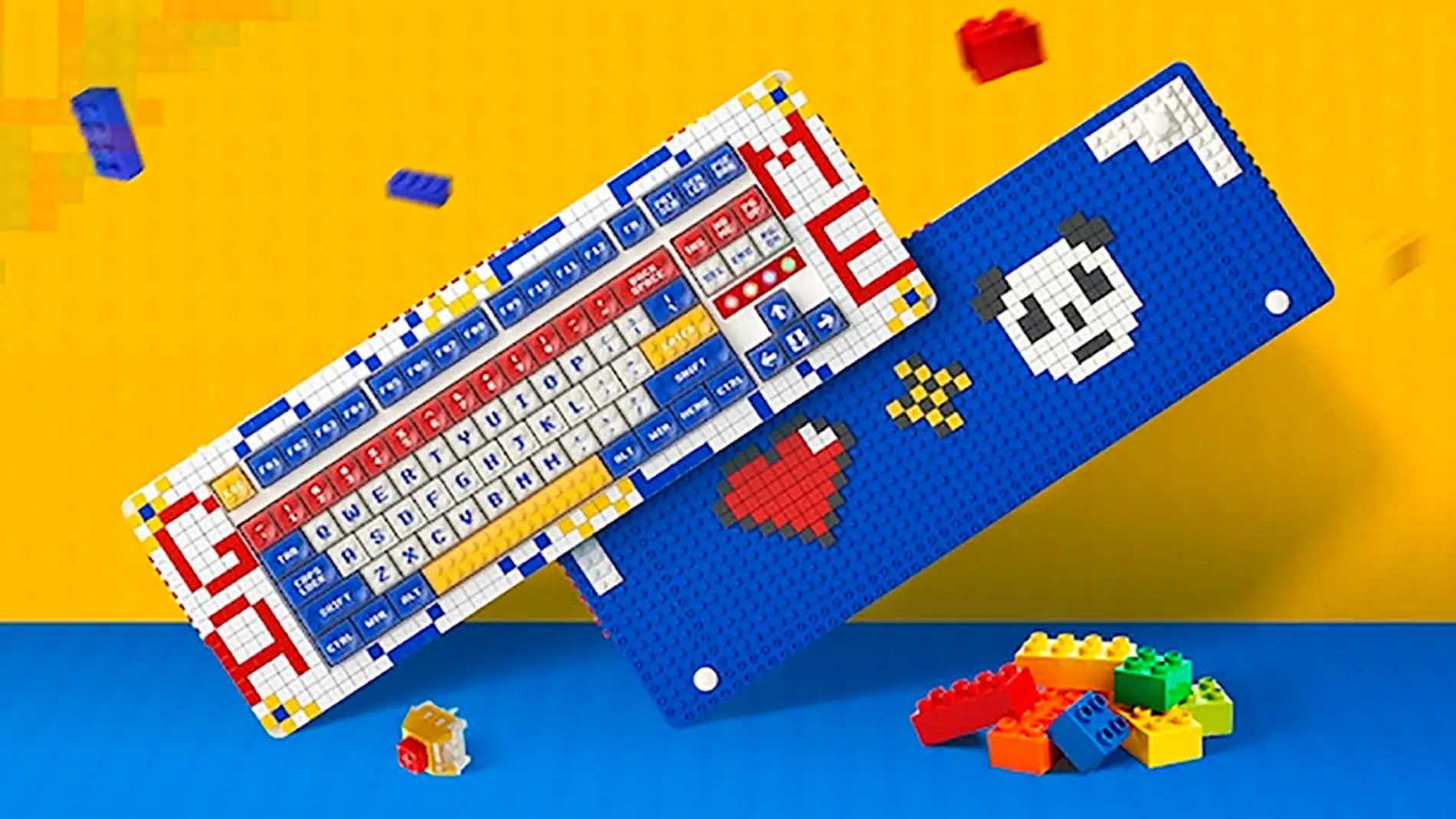 Los diseños del teclado Pixel