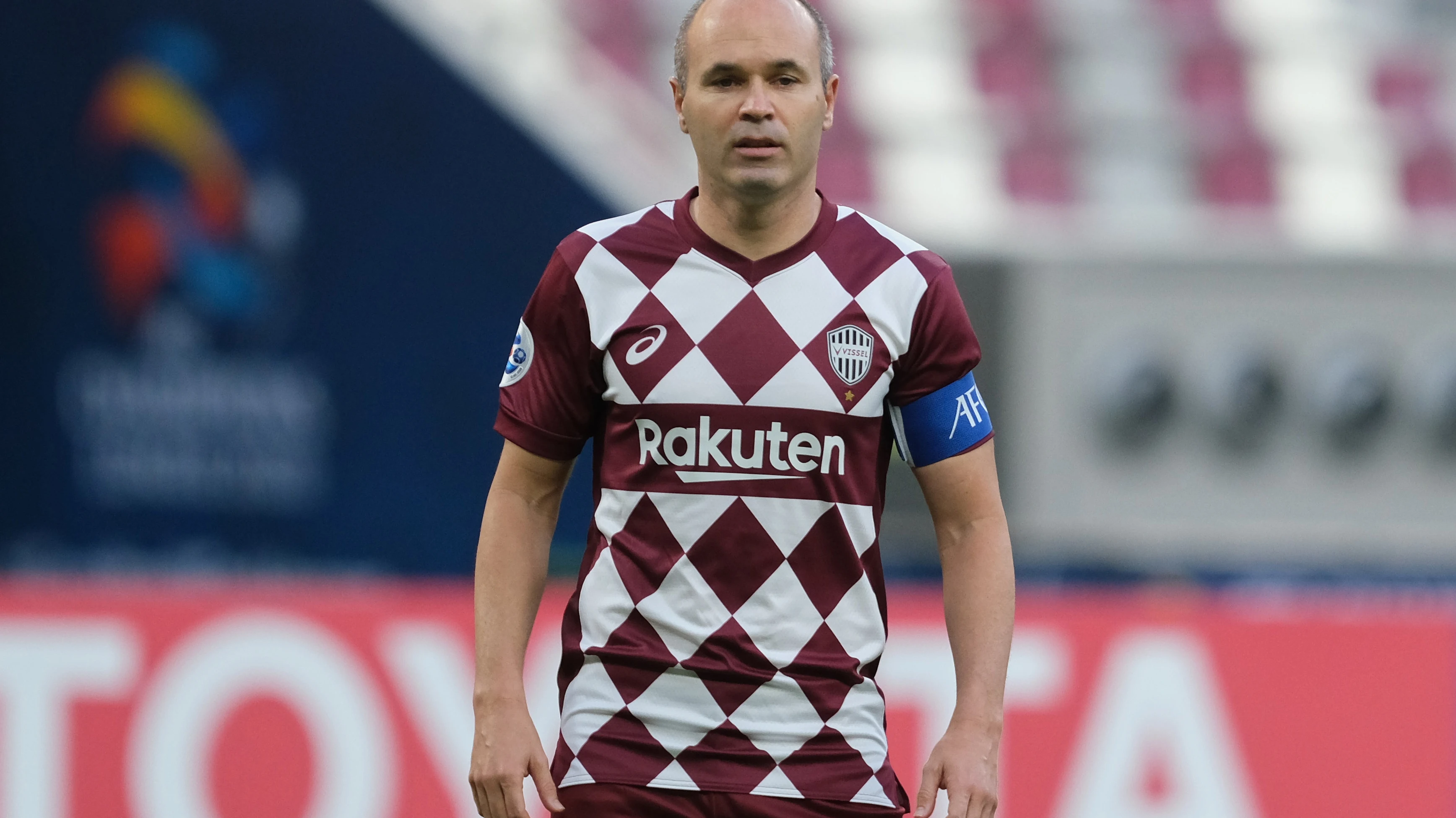 Andrés Iniesta, en un partido con el Vissel Kobe