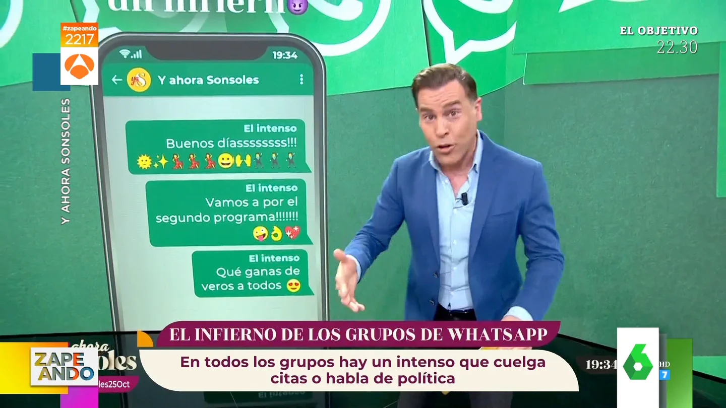 ¿Cuánto tiene que durar los audios de Whatsapp? ¿qué tipo de persona es las más odiada? Así lo debaten en Zapeando ¿Cuánto tiene que durar los audios de Whatsapp? ¿qué tipo de persona es las más odiada? Así lo debaten en Zapeando