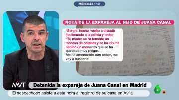 "Hemos vuelto a discutir": la extraña nota que dejó la expareja de Juana Canal tras su desaparición