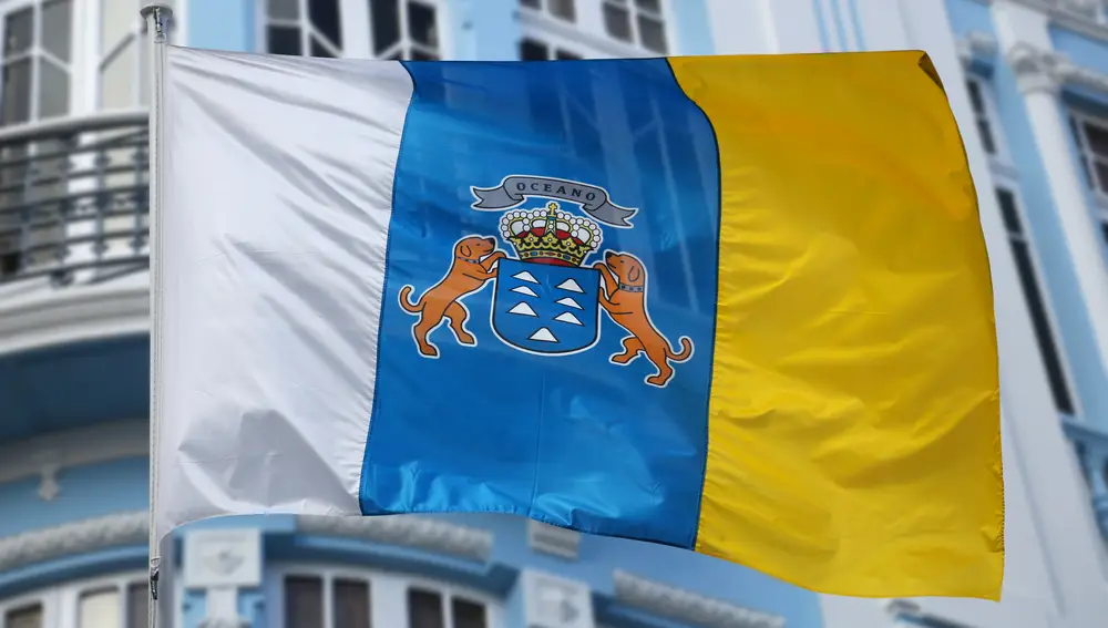 cosa Destreza bicicleta Blanca, azul y amarilla: El origen de la bandera de Canarias