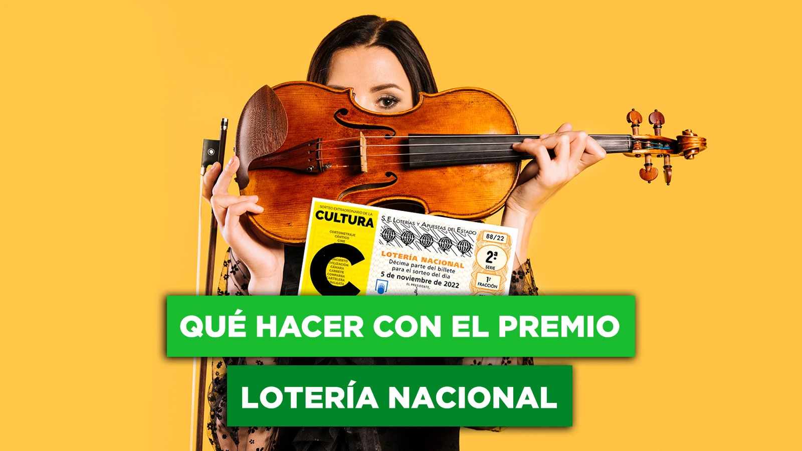 Qué comprar con el premio de la Lotería Nacional de la cultura