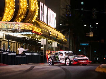 Ken Block y Audi electrifican Las Vegas con su primera Gymkana juntos