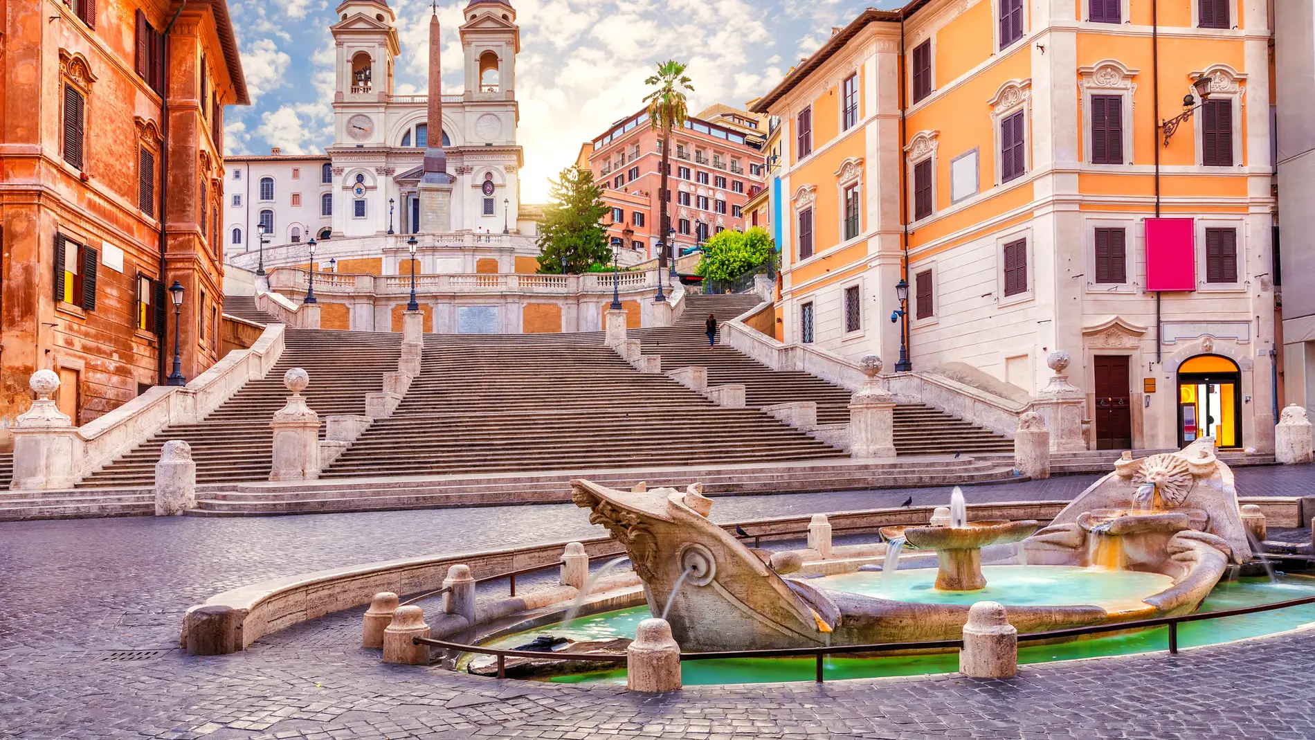 Plaza de España de Roma, en Italia