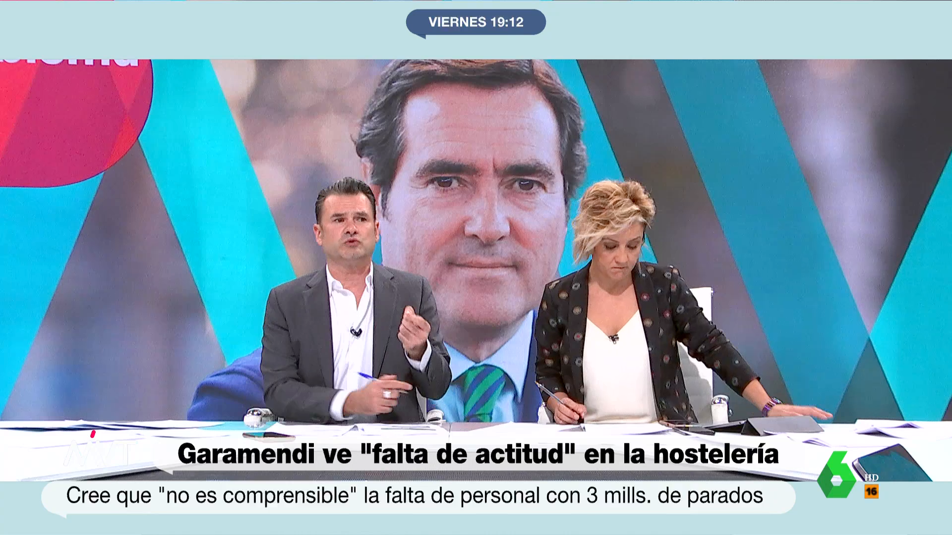 Iñaki López carga contra los empresarios que acusan a los parados de no  querer trabajar en hostelería: 