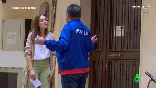 "Corta ya": el enfado de un reformista cuando Equipo de Investigación desvela que sus carteles son engañosos "Corta ya": el enfado de un reformista cuando Equipo de Investigación desvela que sus carteles son engañosos