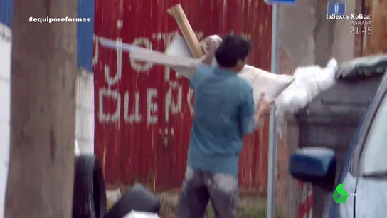 "Me pillaron": la reacción de un hombre captado por Equipo de Investigación tirando escombros ilegalmente "Me pillaron": la reacción de un hombre captado por Equipo de Investigación tirando escombros ilegalmente