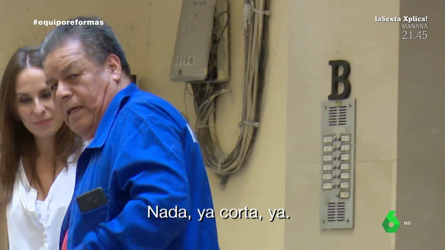 "Corta ya": el enfado de un reformista cuando Equipo de Investigación desvela que sus carteles son engañosos "Corta ya": el enfado de un reformista cuando Equipo de Investigación desvela que sus carteles son engañosos