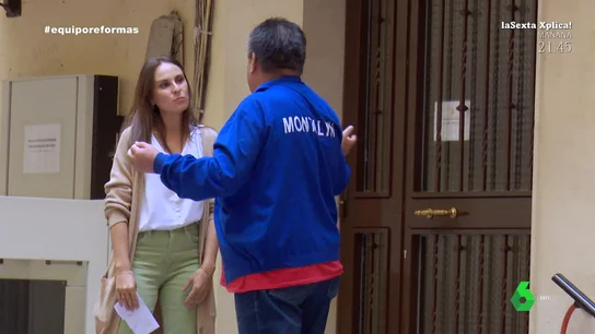 "Corta ya": el enfado de un reformista cuando Equipo de Investigación desvela que sus carteles son engañosos "Corta ya": el enfado de un reformista cuando Equipo de Investigación desvela que sus carteles son engañosos