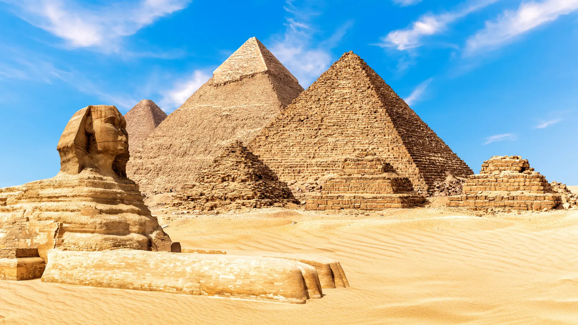 Esfinge y pirámides de Egipto