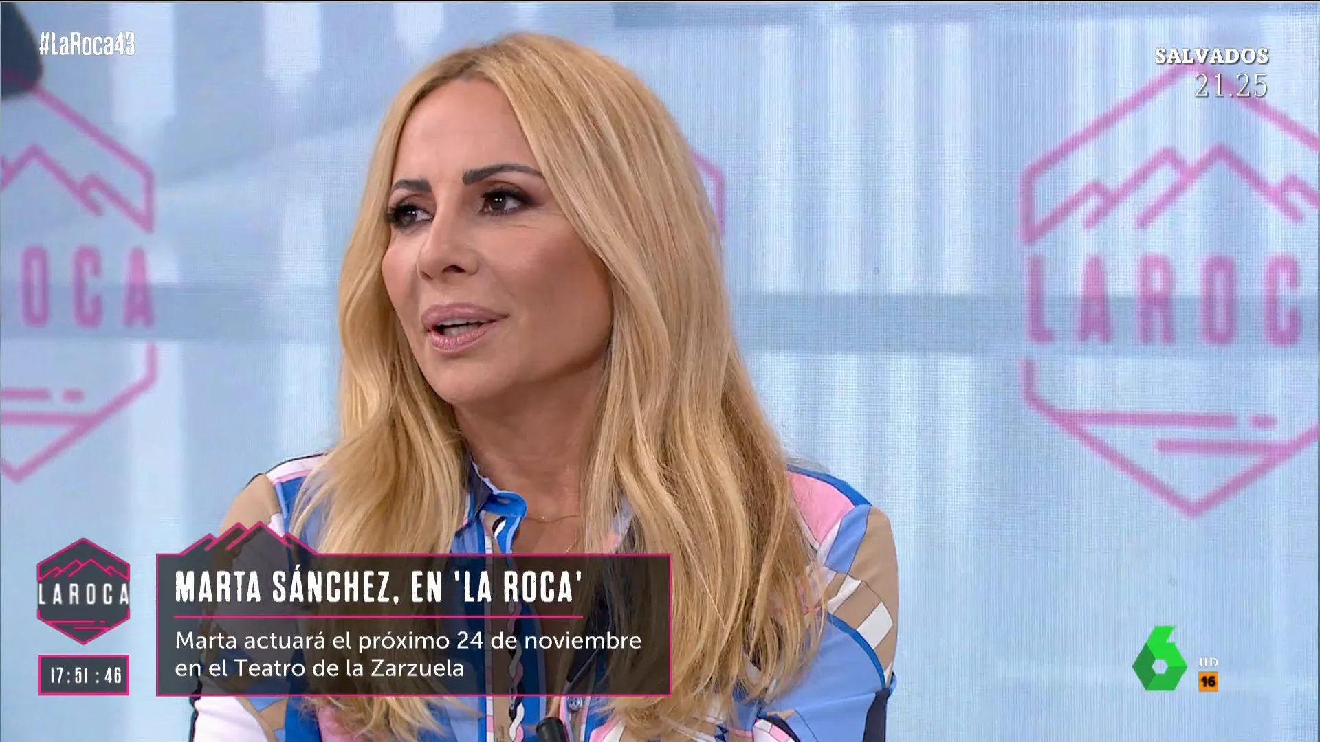 Marta Sánchez en La Roca