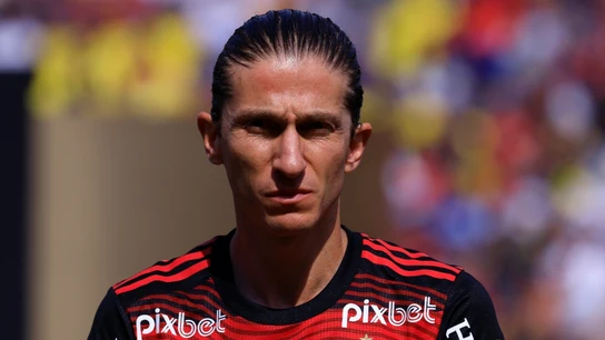 Filipe Luis, con el Flamengo Filipe Luis, con el Flamengo