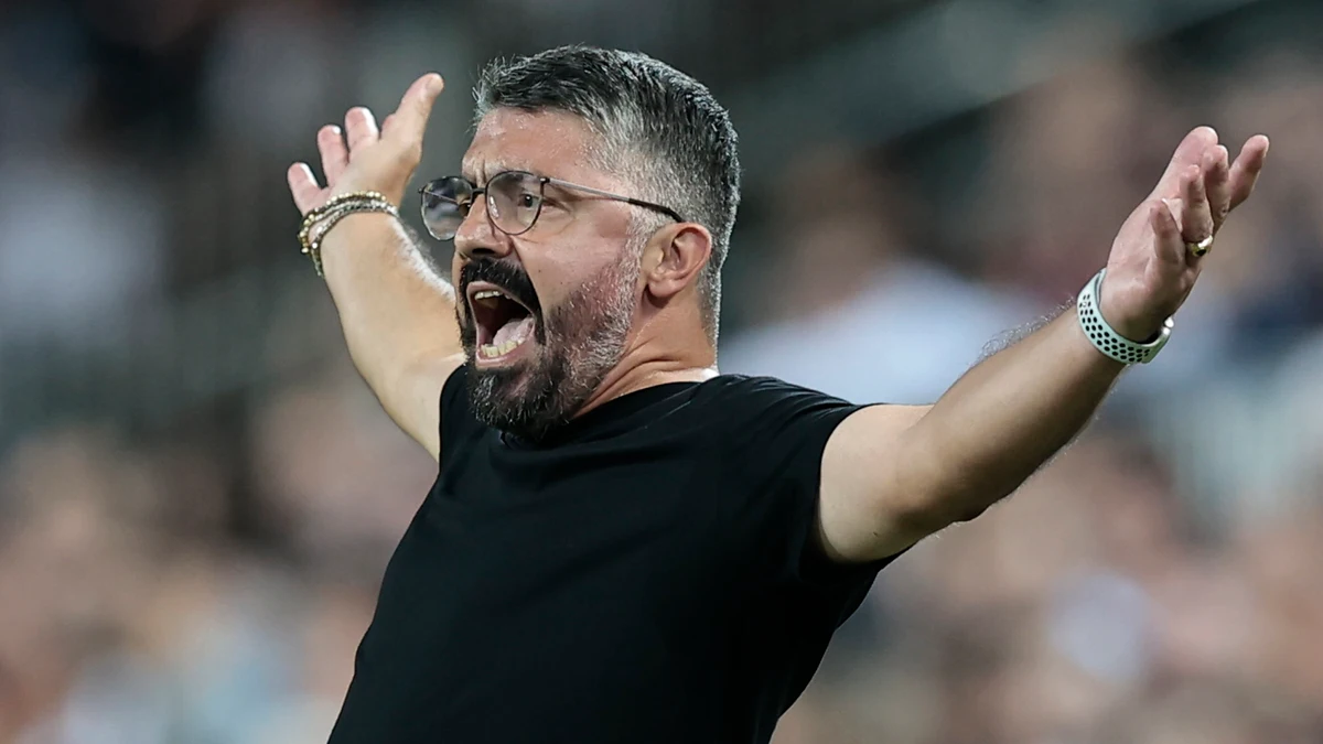 Gattuso, entrenador del Valencia