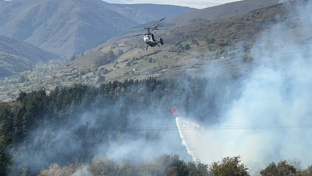 Incendio en Cantabria