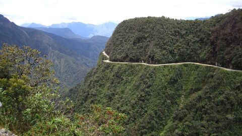 Camino de la Muerte. Bolivia.