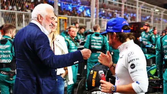 Lawrence Stroll y Fernando Alonso Lawrence Stroll y Fernando Alonso