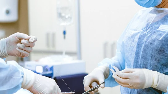 Imagen de archivo de una operación quirúrgica Imagen de archivo de una operación quirúrgica