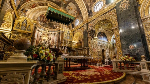 Interior de la Concatedral de Malta