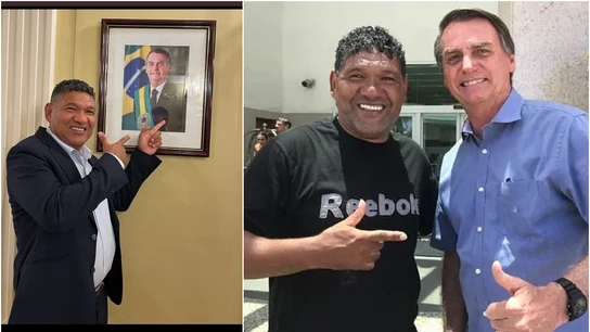 El exfutbolista Donato, seguidor de Bolsonaro El exfutbolista Donato, seguidor de Bolsonaro