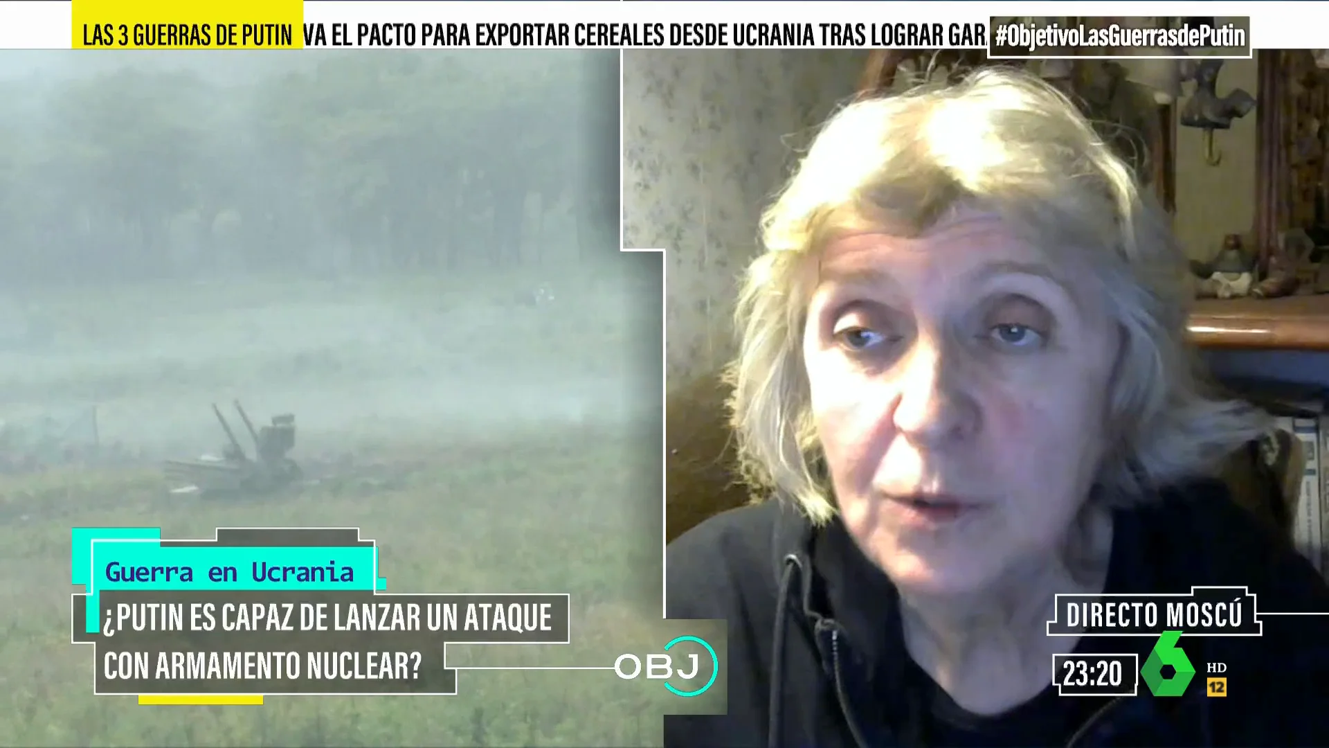 La advertencia de Elena Bogush sobre un ataque nuclear: "El peligro existe mientras Putin esté en el poder"