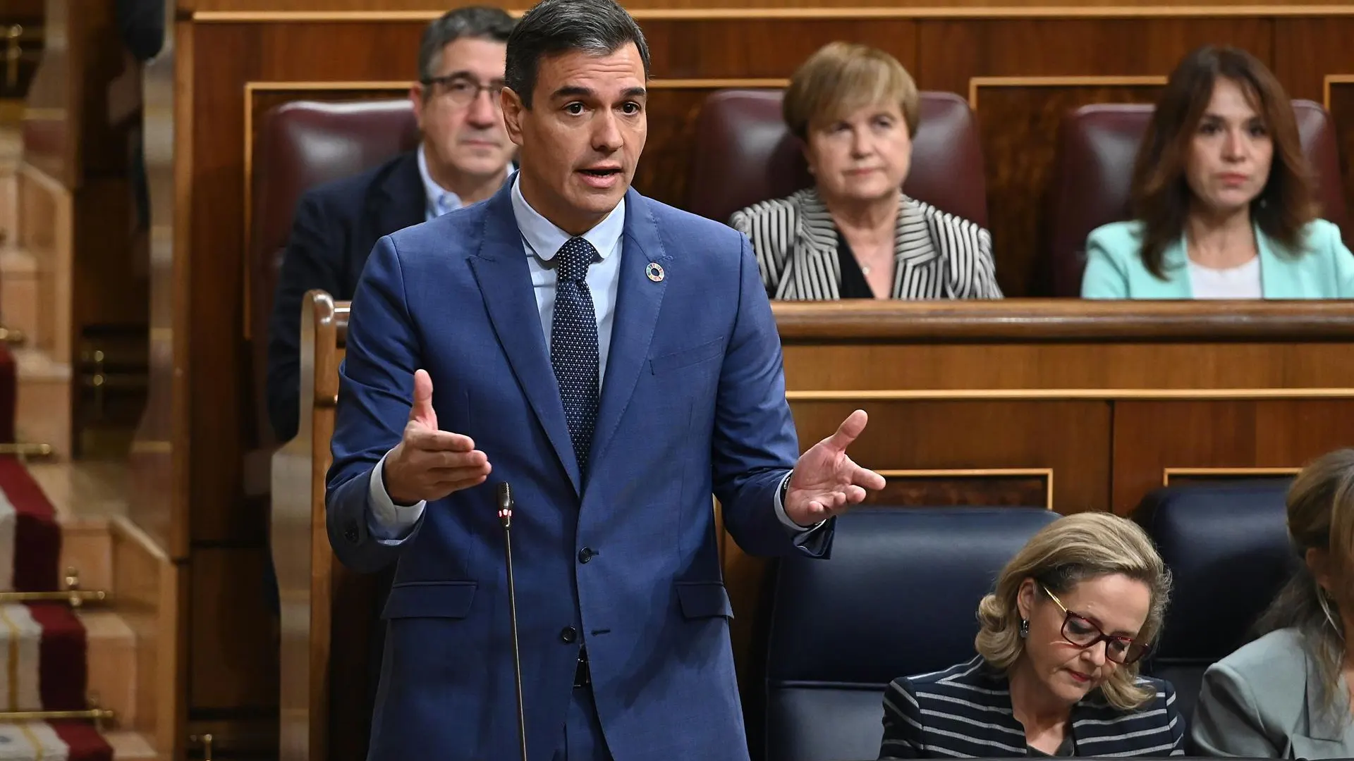 El presidente del Gobierno, Pedro Sánchez