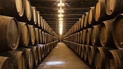 Imagen de archivo de unas bodegas Imagen de archivo de unas bodegas