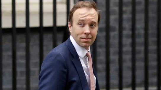 El exministro británico de Sanidad, Matt Hancock. El exministro británico de Sanidad, Matt Hancock.