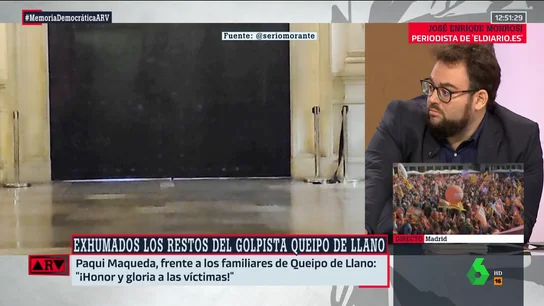 Monrosi, tras la exhumación de Queipo de Llano: "Hoy la Macarena luce más bonita que nunca" Monrosi, tras la exhumación de Queipo de Llano: "Hoy la Macarena luce más bonita que nunca"