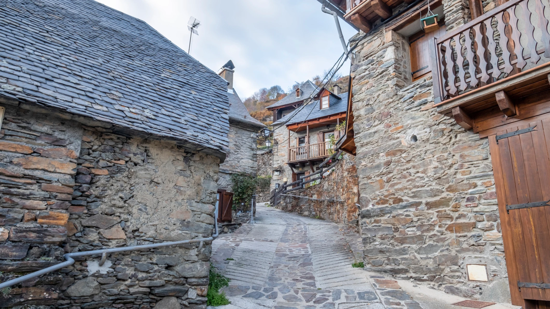Bausen, pueblo de Lleida en el valle de Arán