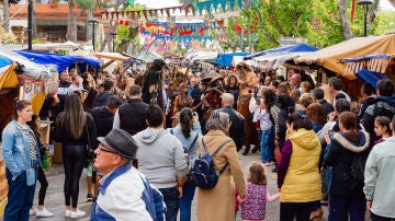 Mercadillo Medieval de El &Aacute;lamo, en Madrid