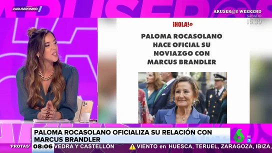 Paloma Rocasolano, madre de la reina Letizia, hace oficial su relación con Marcus Brandler Paloma Rocasolano, madre de la reina Letizia, hace oficial su relación con Marcus Brandler