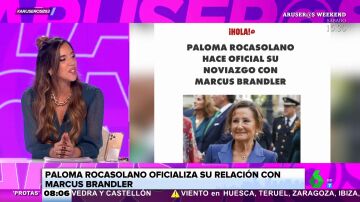 Paloma Rocasolano, madre de la reina Letizia, hace oficial su relación con Marcus Brandler