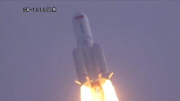 El cohete que China lanzó el pasado lunes