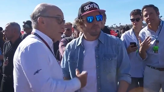 Fernando Alonso en MotoGP Fernando Alonso en MotoGP