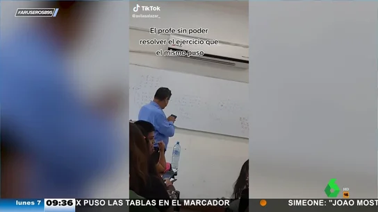 La pillada de unos alumnos a su profesor: pone un examen tan difícil que no sabe resolverlo ni él La pillada de unos alumnos a su profesor: pone un examen tan difícil que no sabe resolverlo ni él