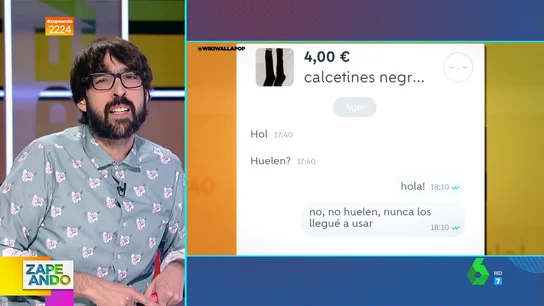 La surrealista compra de unos calcetines a través de una aplicación La surrealista compra de unos calcetines a través de una aplicación