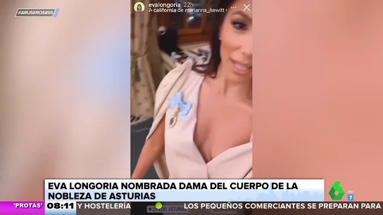 Fabes con almejas y chuletón: Eva Longoria disfruta de la gastronomía asturiana en su visita a Oviedo Fabes con almejas y chuletón: Eva Longoria disfruta de la gastronomía asturiana en su visita a Oviedo