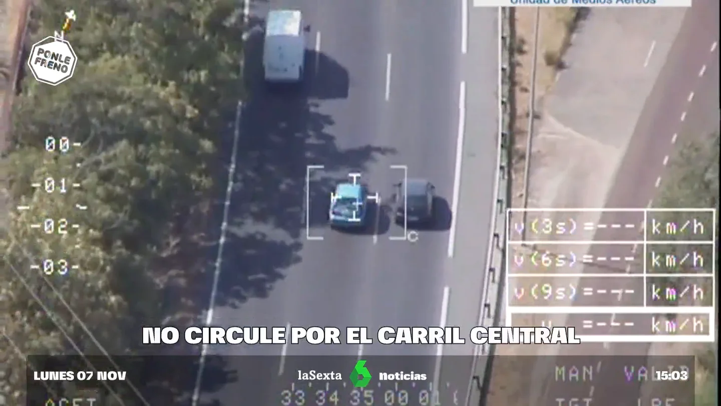 multa por carril central multa por carril central