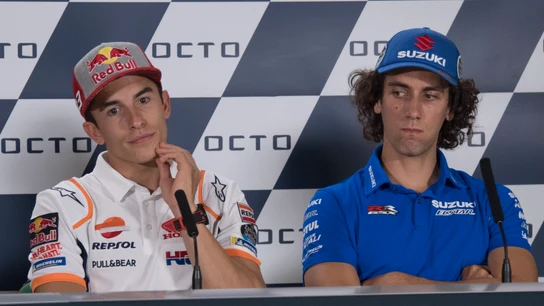 Marc Márquez y Álex Rins Marc Márquez y Álex Rins