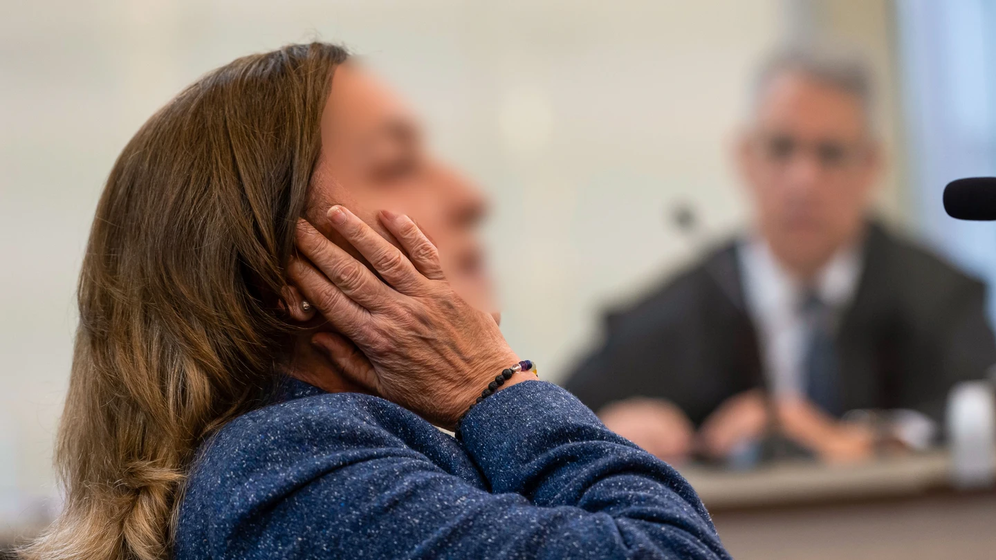 La acusada del crimen de la cabeza de Castro Urdiales declarando en el juicio La acusada del crimen de la cabeza de Castro Urdiales declarando en el juicio