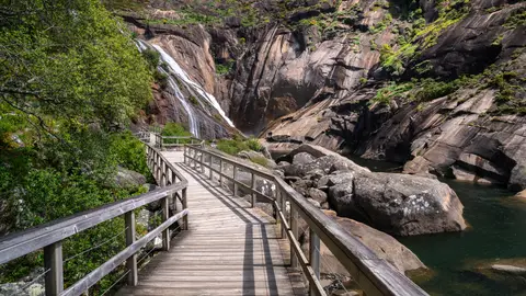 Cascada de Ezaro, en Galicia Cascada de Ezaro, en Galicia