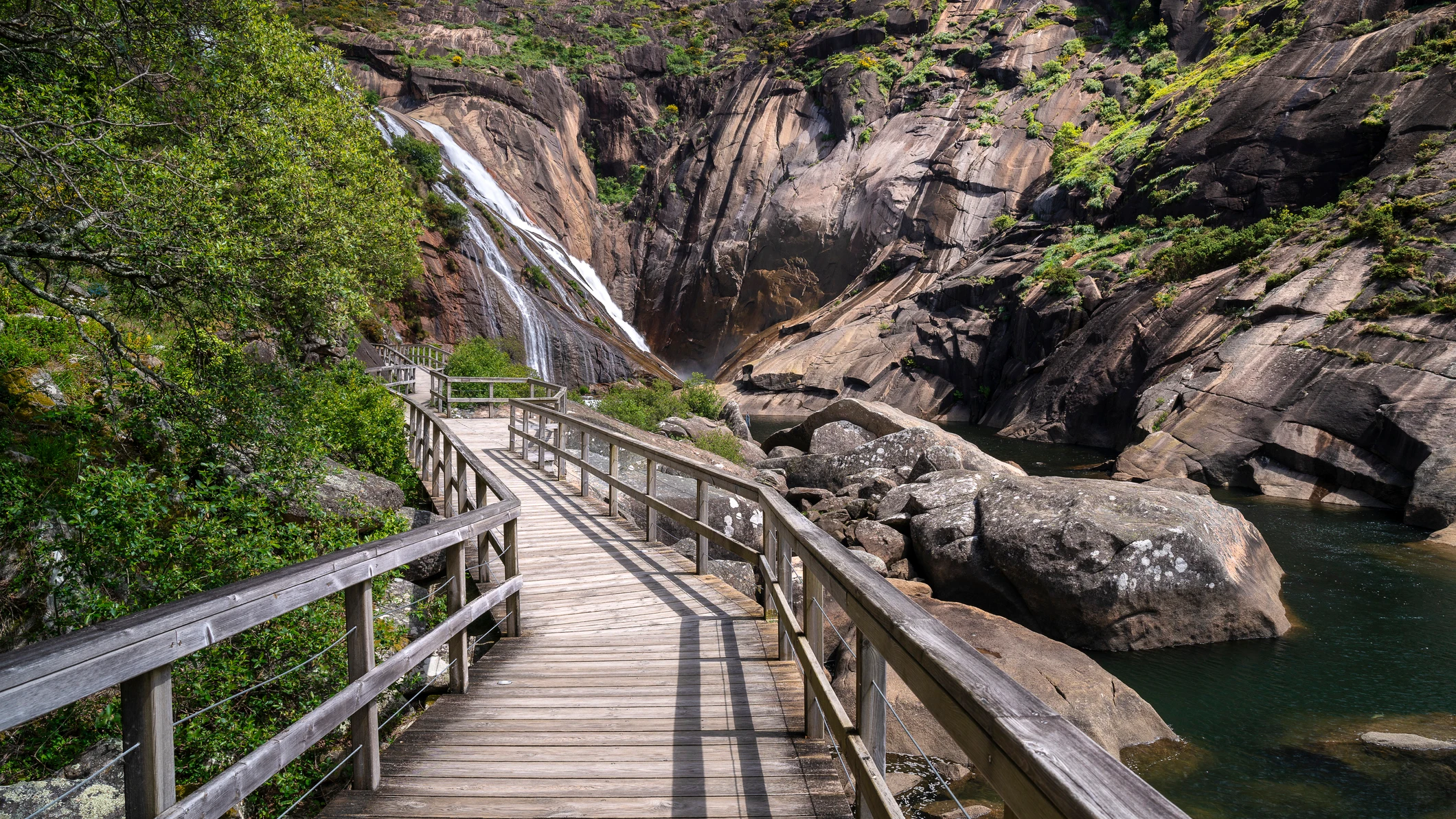Cascada de Ezaro, en Galicia