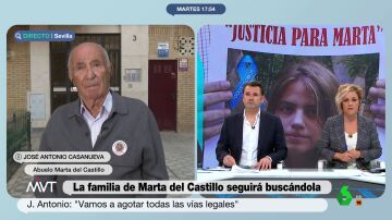 El abuelo de Marta del Castillo no pierde la esperanza: "Mi señora se fue sin saber dónde estaba su nieta"