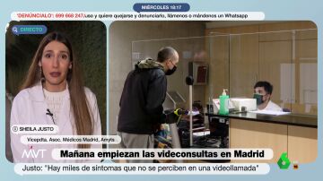 La contundente respuesta de una médico a las videoconsultas de Ayuso: "La exploración del médico es totalmente insustituible"