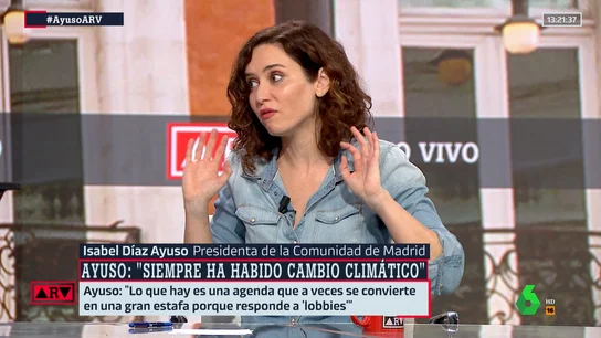 AYUSO CAMBIO CLIMATICO AYUSO CAMBIO CLIMATICO