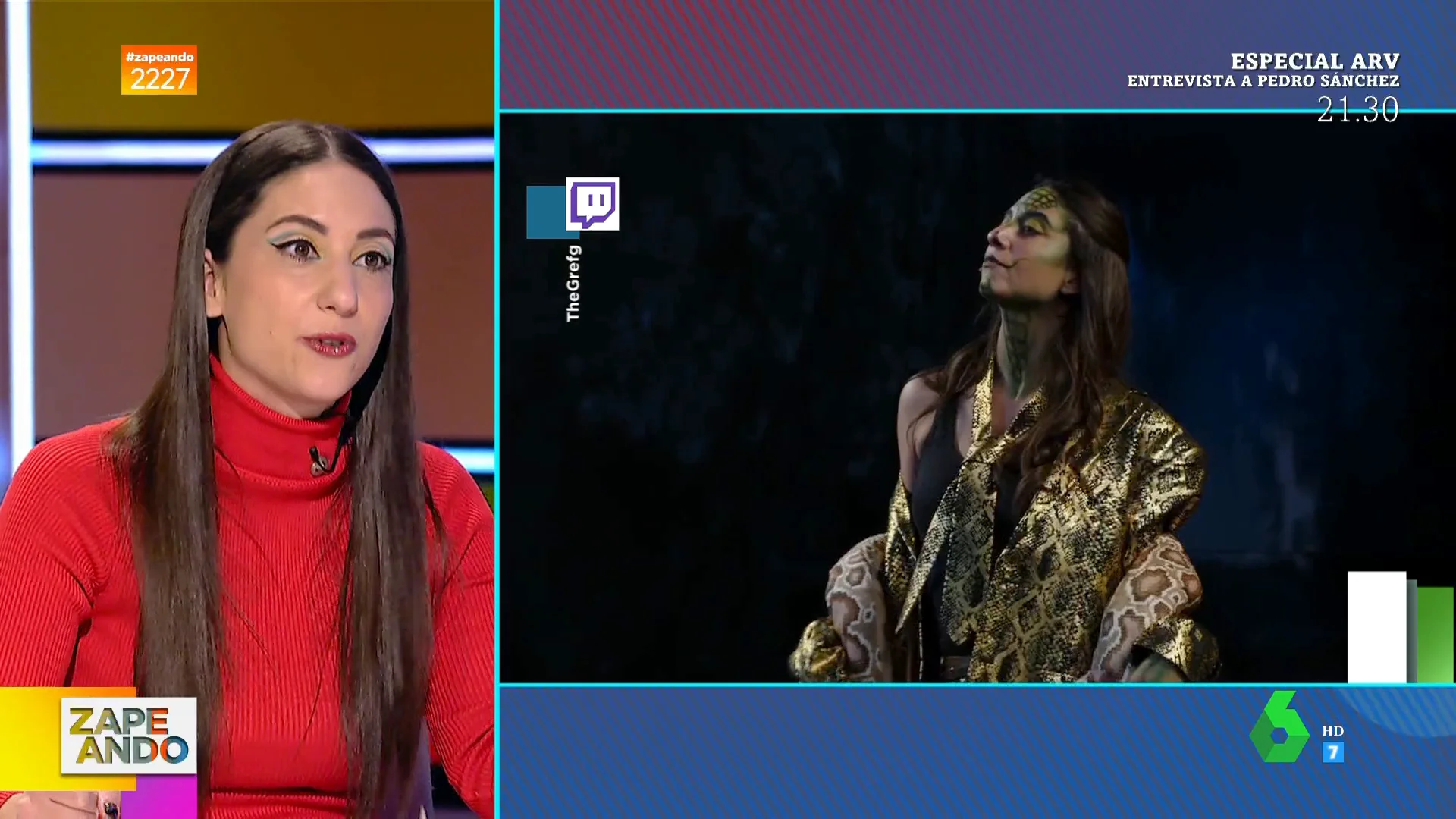 Así fue la la presentación con Maya Pixelskaya y Pedrerol del juego God of War Ragnarök en Twitch