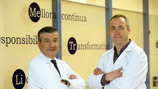 Rafael López (izquierda) y Angel Díaz-Lagares (derecha), científicos que han liderado la investigación Rafael López (izquierda) y Angel Díaz-Lagares (derecha), científicos que han liderado la investigación