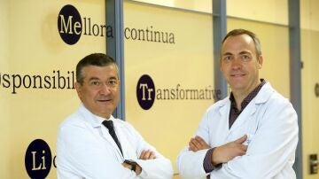 Rafael López (izquierda) y Angel Díaz-Lagares (derecha), científicos que han liderado la investigación